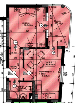 Продажба 2-стаен гр. Созопол - гр. Черноморец 65m²