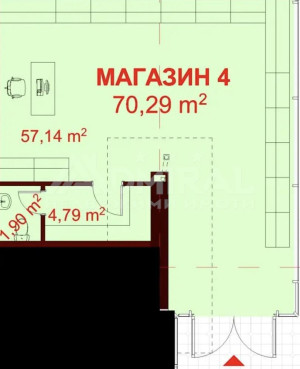 Търговско помещение с предназначение ФИТНЕС в ж.к Славейков, Бургас