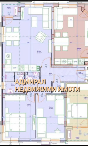 ADMIRAL продава  3-стаен апартамент в к-с 