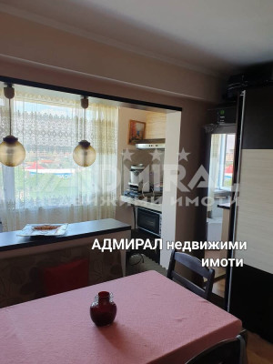ADMIRAL продава обзаведен  2-стаен в саниран блок  ж.к. ”Изгрев” гр. Бургас .