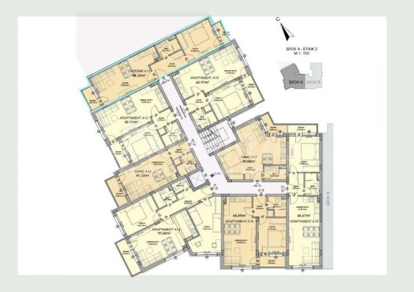 Продажба Ателие гр. Бургас - Славейков 68m²