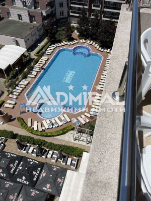 ADMIRAL продава 3-стаен апартамент с гледка МОРЕ и Басейн