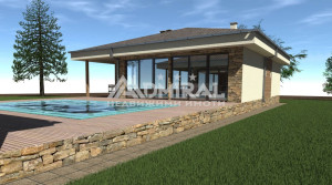 Едноетажна сглобяема къща пред Акт 16 с парцел 405 кв.м — ексклузивно предложение от ADMIRAL Имоти