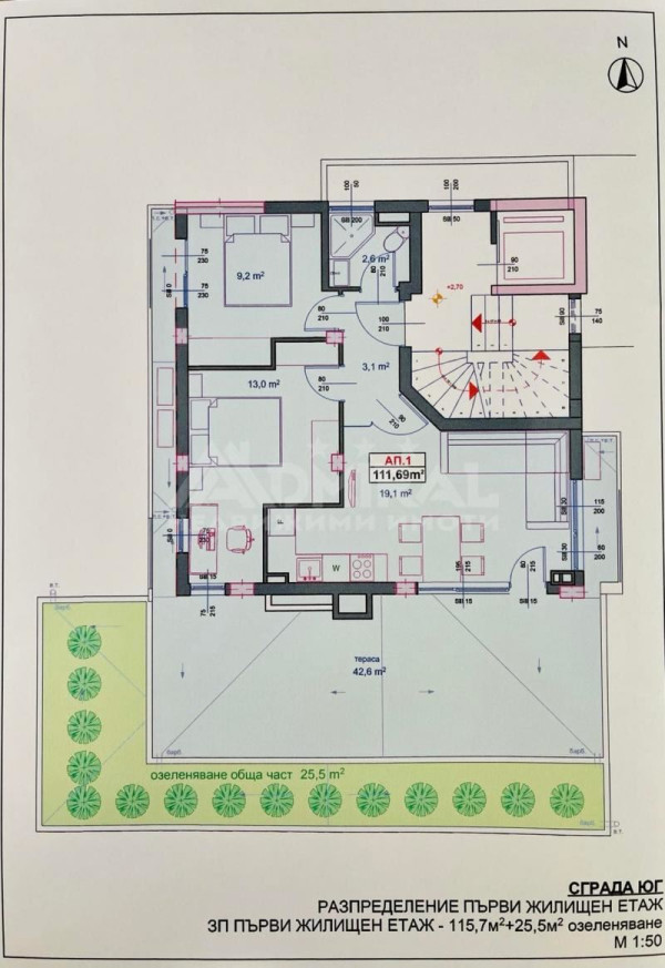 Продажба 3-стаен гр. Бургас - Лазур 112m²