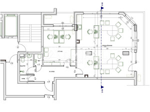 Функционален офис с три помещения в Зона А, ж.к. Меден рудник – отлична локация и готов за бизнес