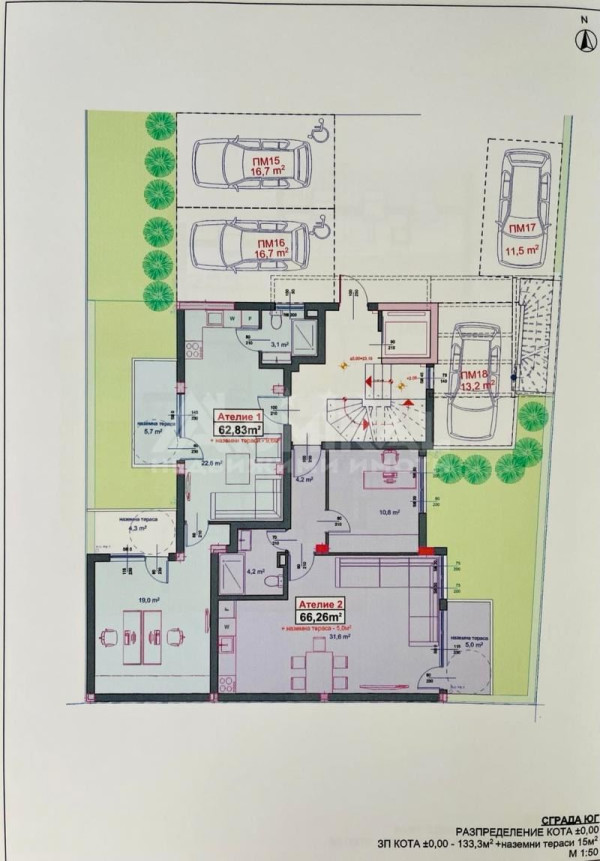 Продажба 2-стаен гр. Бургас - Лазур 66m²