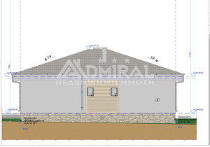 Едноетажна сглобяема къща пред Акт 16 с парцел 405 кв.м — ексклузивно предложение от ADMIRAL Имоти