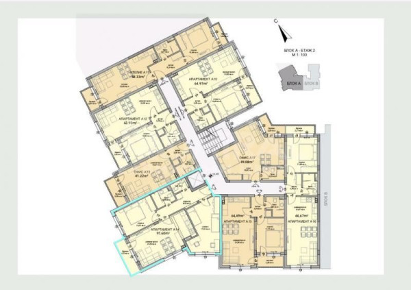 Продажба 3-стаен гр. Бургас - Славейков 98m²