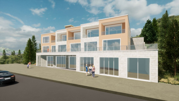 НОВ проект на жилищна сграда с търговска част в гр.Свети Влас